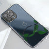 Premium Glass Logo Back Case For iPhone