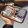 Camera Stand Case With Metal Rings For iPhone