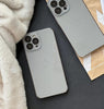 Premium Glass Logo Back Case For iPhone