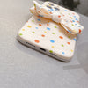 Multicolor Polka Dots Bow Back for Apple iPhone