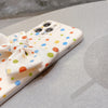 Multicolor Polka Dots Bow Back for Apple iPhone