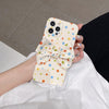 Multicolor Polka Dots Bow Back for Apple iPhone