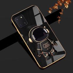 Astronaut Luxurious Gold Edge Back Case For Samsung Note 10 Lite