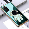 Astronaut Luxurious Gold Edge Back Case For Samsung S20 Series