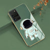 Astronaut Luxurious Gold Edge Back Case For Samsung S20 Series