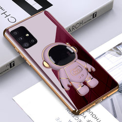 Astronaut Luxurious Gold Edge Back Case For Samsung A51