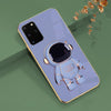 Astronaut Luxurious Gold Edge Back Case For Samsung S20 Series