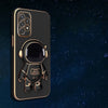 Astronaut Luxurious Gold Edge Back Case For Samsung A33