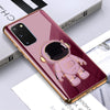 Astronaut Luxurious Gold Edge Back Case For Samsung S20 Series