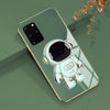 Astronaut Luxurious Gold Edge Back Case For Samsung S20 Series